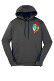 ST235 Sport-Wick® Fleece Colorblock Hooded Pullover