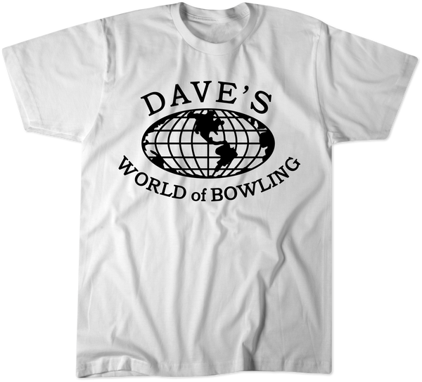 Dave's World of Bowling Full Front tee